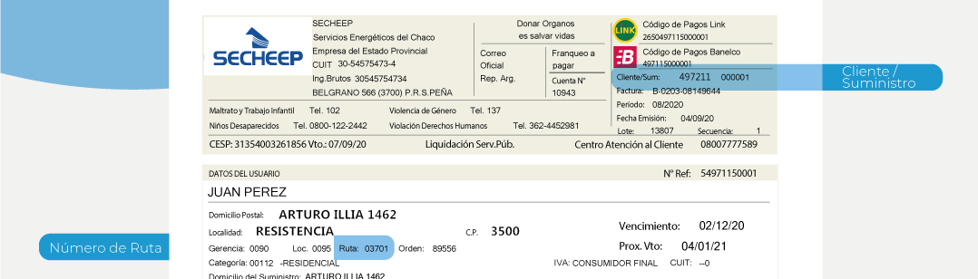 Reclamo de alumbrado público